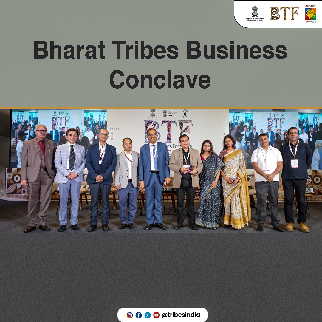 VanDhanSeVikas's tweet photo. Unlocking Capital for Growth and Market Reach - Session 5 at Bharat Tribes Business Conclave.  

#BharatTribesBusinessConclave #Vocal4Local #BharatTribesFest2026 #BuyTribal #RISA https://t.co/bxqycmjkvf