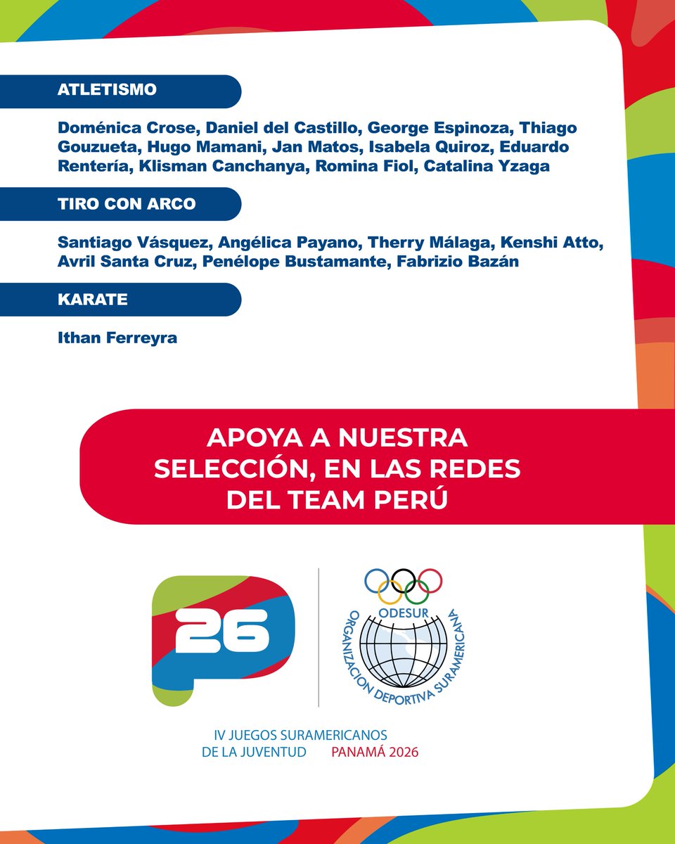 Team Perú Oficial tweet media