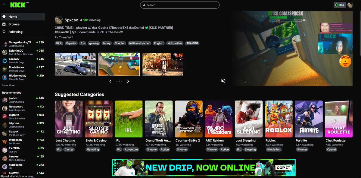 SPXCSX ON KICK tweet media