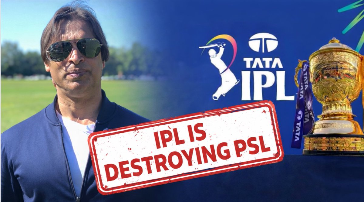 🚨🚨 SHOAIB AKHTAR SAID IPL IS DESTROYING PSL 🚨 🚨

AKHTAR - We invest a lot of effort in scouting talented players and grooming them, but then IPL franchises lure them away with bigger money.

 BCCI doesn’t play bilateral cricket with us, which further limits our players’