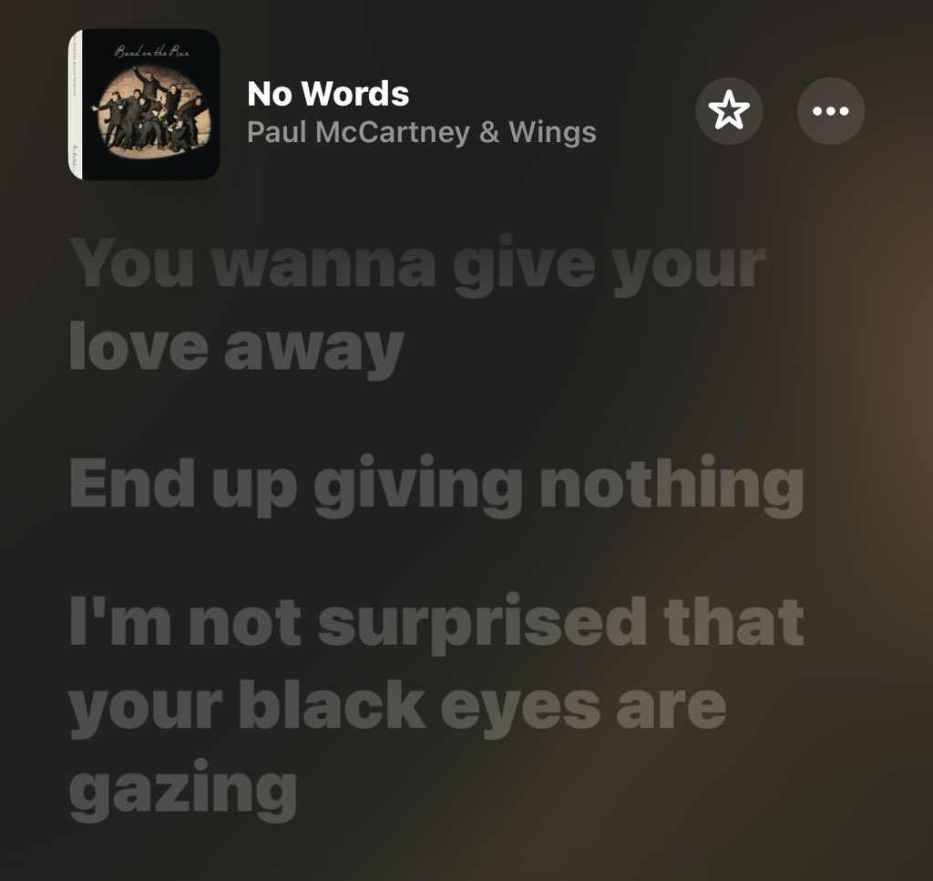 NicoleBdorf's tweet image. “You say that love is everything
What we need the most of.

I wish you knew that's just how true my love was.

I wish you'd see it's only me,
I love you
No words for my love.”

- Paul McCartney &amp;amp; Wings, “No Words,”
1973
#Song #Music #Lyrics #Lennon #AllYouNeedIsLove + McLennon