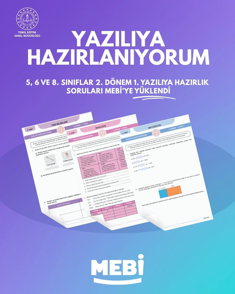 Temel Eğitim Genel Müdürlüğü tweet media