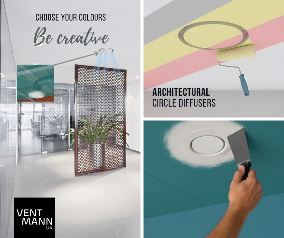 Ventmann Architectural Circle Diffusers — where design meets performance.

✔ Gypsum, plaster-in, frameless finish
✔ Paintable to match any interior
✔ Coandă effect for draught-free airflow
✔ 5-year warranty
✔ Next-day delivery

ventmann.co.uk