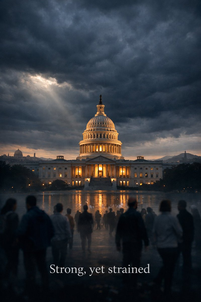 SimeonVale's tweet photo. America remains the most powerful nation in the world, yet there is a growing sense that our strength is not carrying the same clarity or steadiness it once did. Our military reach is unmatched, our economic weight still substantial, and our global influence undeniable. And yet, the question is no longer whether we can act, but whether we can do so with unity, purpose, and a clear understanding of why.

The unfolding situation involving Israel and Iran brings this into sharper focus. For generations, the American relationship with Israel has been rooted in shared interests, shared values, and, for many, a shared biblical heritage. That foundation has not disappeared, but it is now being tested in a new way. Increasingly, Americans are wrestling with how to faithfully balance that relationship with the responsibility to act in the best interest of our own nation. This is not merely a political question. It is a question of stewardship.

At the same time, the conflict itself is revealing the limits of power when it is not joined to a clearly defined end. The United States retains the ability to strike, deter, and shape events on the battlefield. Yet the ability to bring a conflict to a stable and lasting resolution is proving more elusive. Allies are more cautious. Some are reluctant to follow. Others are calculating their own position more independently than in years past. Meanwhile, rival powers are watching closely, seeking not necessarily to confront us directly, but to benefit from any uncertainty or division.

In this sense, America remains central to the global order, but no longer unquestioned in its leadership.

What may be more significant, however, is what is happening within our own borders. The divisions we face today are not confined to party lines. They run deeper, cutting across institutions, communities, and even within movements that once spoke with a more unified voice. Questions about foreign intervention, national priorities, and the cost of prolonged conflict are now being raised from multiple directions. This signals not just disagreement, but a deeper struggle over identity and purpose.

History and Scripture both remind us that a nation’s strength is not measured by power alone. It is also measured by its internal cohesion, its moral clarity, and its willingness to pursue justice with humility. A house divided against itself does not immediately fall, but it becomes vulnerable in ways that are not always visible at first. When a people begin to lose a shared sense of direction, even great strength can become difficult to wield effectively.

This is why moments like the present require more than strategy. They require discernment. They require leaders and citizens alike to ask not only what is possible, but what is right, and what is sustainable over time. Proverbs teaches that without vision, people cast off restraint. That truth applies not only to individuals, but to nations as well. Without a clear and righteous sense of purpose, decisions become reactive, and reaction rarely produces lasting stability.

If the current conflict remains limited and defined, it is likely that the nation can carry it without significant internal strain. If it expands, becomes prolonged, or begins to touch the daily lives of Americans through economic or social pressure, the cost will grow, and it will do so quickly. Foreign policy does not remain foreign for long when its effects are felt at home.

And so America finds itself in a position that is both strong and fragile at the same time. Strong in capability, yet more fragile in unity. Influential in the world, yet more contested in its leadership. This is not a moment for alarm, but it is a moment for sober reflection.

Scripture consistently points to a deeper truth. Nations are upheld not only by their might, but by their alignment with wisdom, justice, and humility before God. When those foundations are present, a nation can endure even in seasons of uncertainty. When they are neglected, even great power can drift, losing its sense of direction long before it loses its strength.

That is the quiet tension of this moment.

Every crown is borrowed, until it is laid at the feet of the Lamb