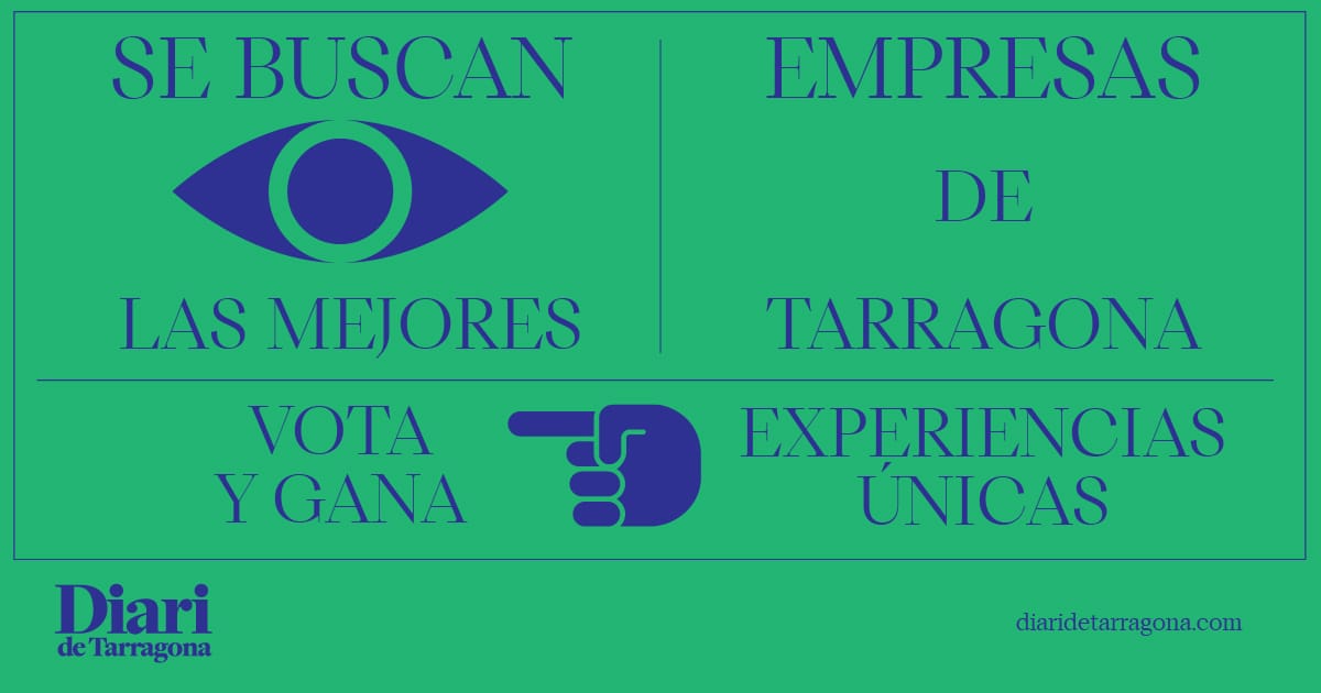 diaridtarragona's tweet photo. Recta final 🔥
Elige a las mejores empresas de Tarragona en la encuesta del @diaridtarragona y @GabinetCeres 

🎁 Participa y entra en el sorteo de estancias de hotel, experiencias gastronómicas y muchos premios más

⏳ Últimos días… ¡vota ahora!
👉 https://t.co/NkRsZEnKfp https://t.co/Qr3dQlxFDs