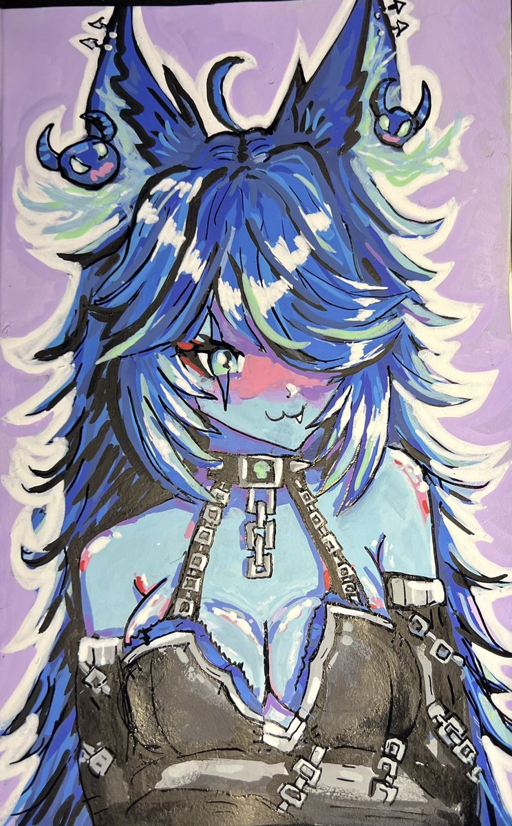 Spite 🐺 Cerberus Vtuber
acrylic paint brush pens on paper
#spite #vtuber #illuspite