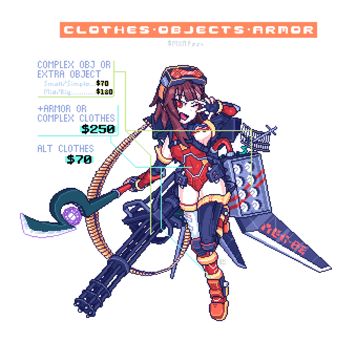 BLK_Core's tweet photo. O̳P̳E̳N̳ ̳R̳E̳Q̳U̳E̳S̳T̳S̳ :9  

Your fav Character or OC in #pixelart ! 
Cute and Badass content!
Sfw -or- Mature
Versatile work. Choose the style! 

Complete service✅Lang: ESP and ENG.  
$ via Kofi 🗨DM for more info!  
#commissionsopen #ドット絵 https://t.co/9MxIozcYij