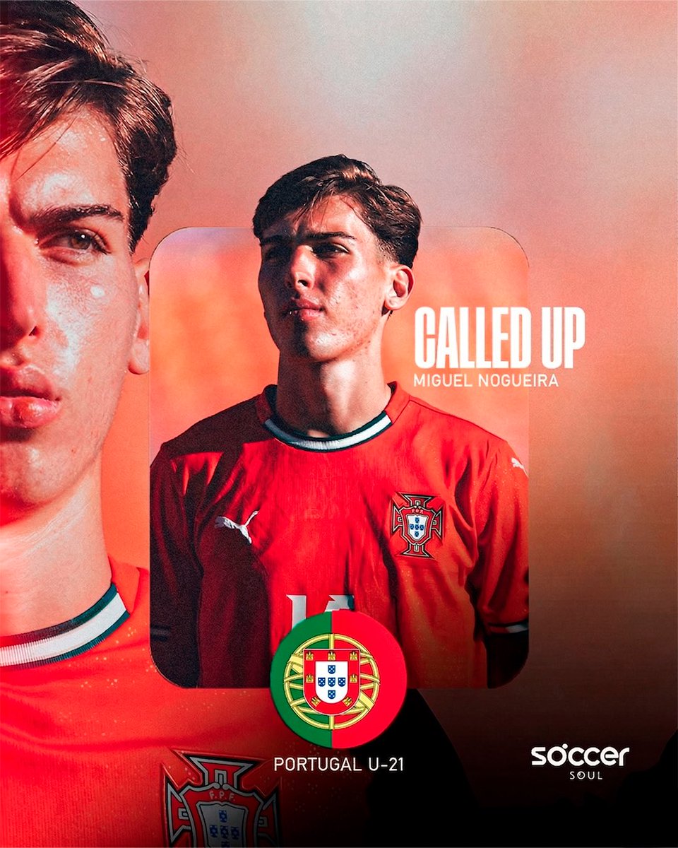 Miguel Nogueira with Portugal U21. 🇵🇹

#SoccerSoul #OurSoulisOne #MiguelNogueira