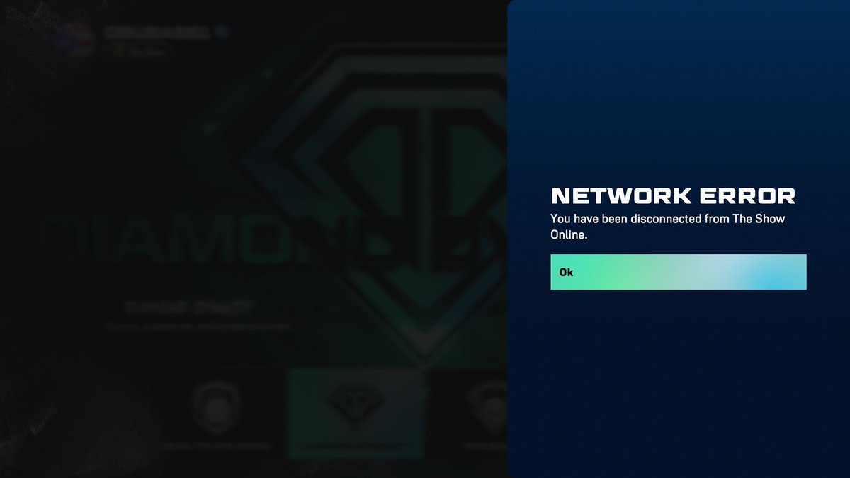 iloveinterwebz's tweet photo. @MLBTheShow I purposefully waited for this post to play the game and I was disconnected for a 3rd straight time during the championship final.

I don't have it in me to play it for a 4th time.

This is just a cruel joke at this point. https://t.co/pOVXKhgNkF