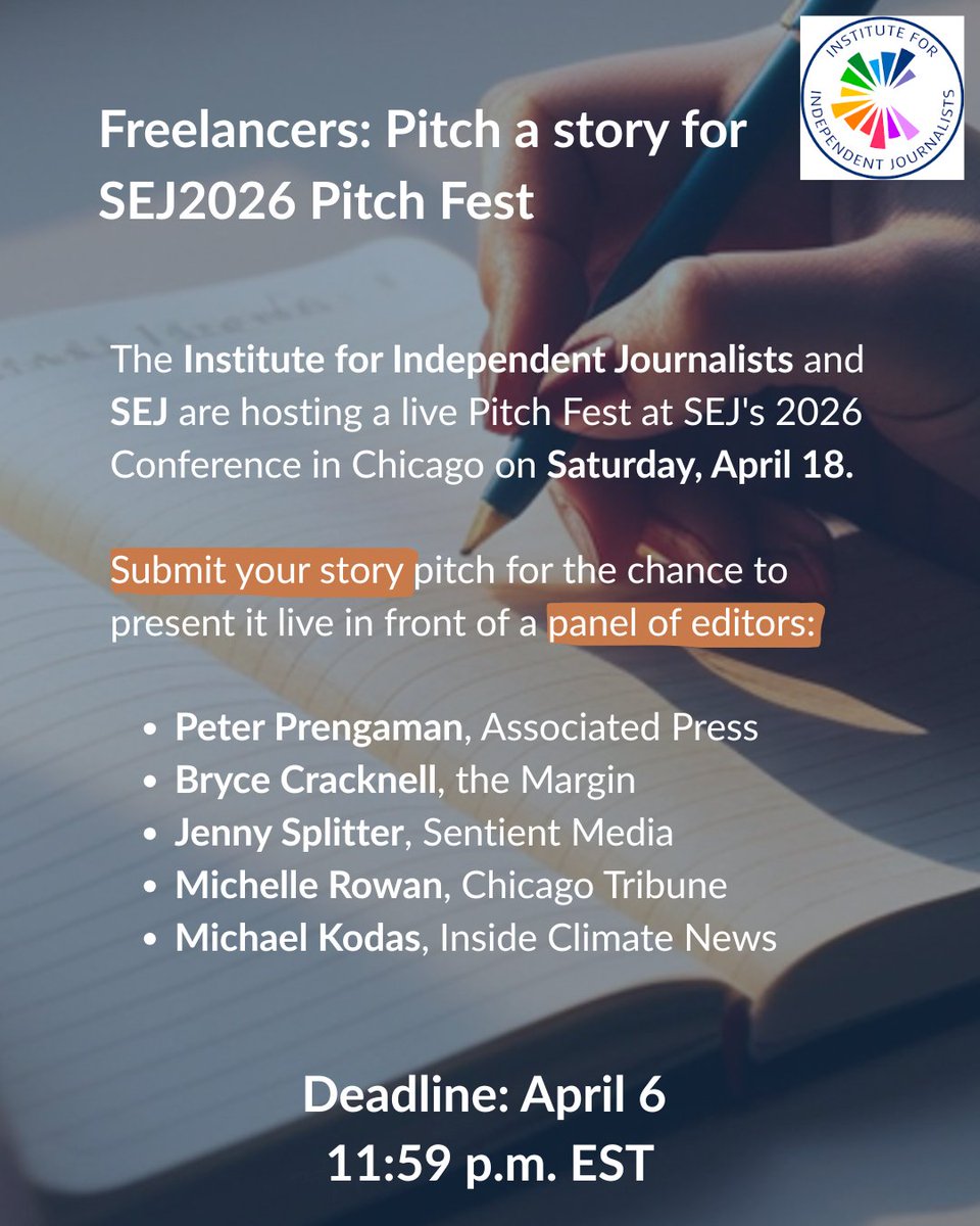 Society of Environmental Journalists (SEJ) tweet media