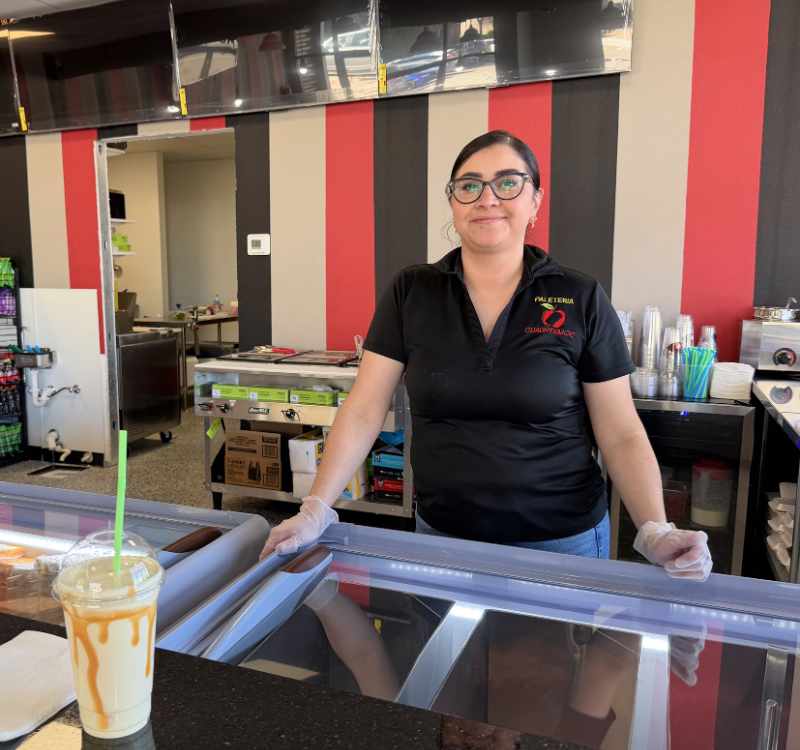 TheLoanFund's tweet photo. Liza Salcido, Paleteria Cuauhtemoc owner, just opened a second shop near the #ABQ airport. 🎉Paleteria Cuauhtemoc 2 offers authentic Mexican treats, paletas, drinks &amp; snacks. 🍧

Congrats, Liza! 🙌 We're proud to be your finance partner! #nmsmallbiz #growwus #womanownedbusiness https://t.co/M0hTo1RNJR