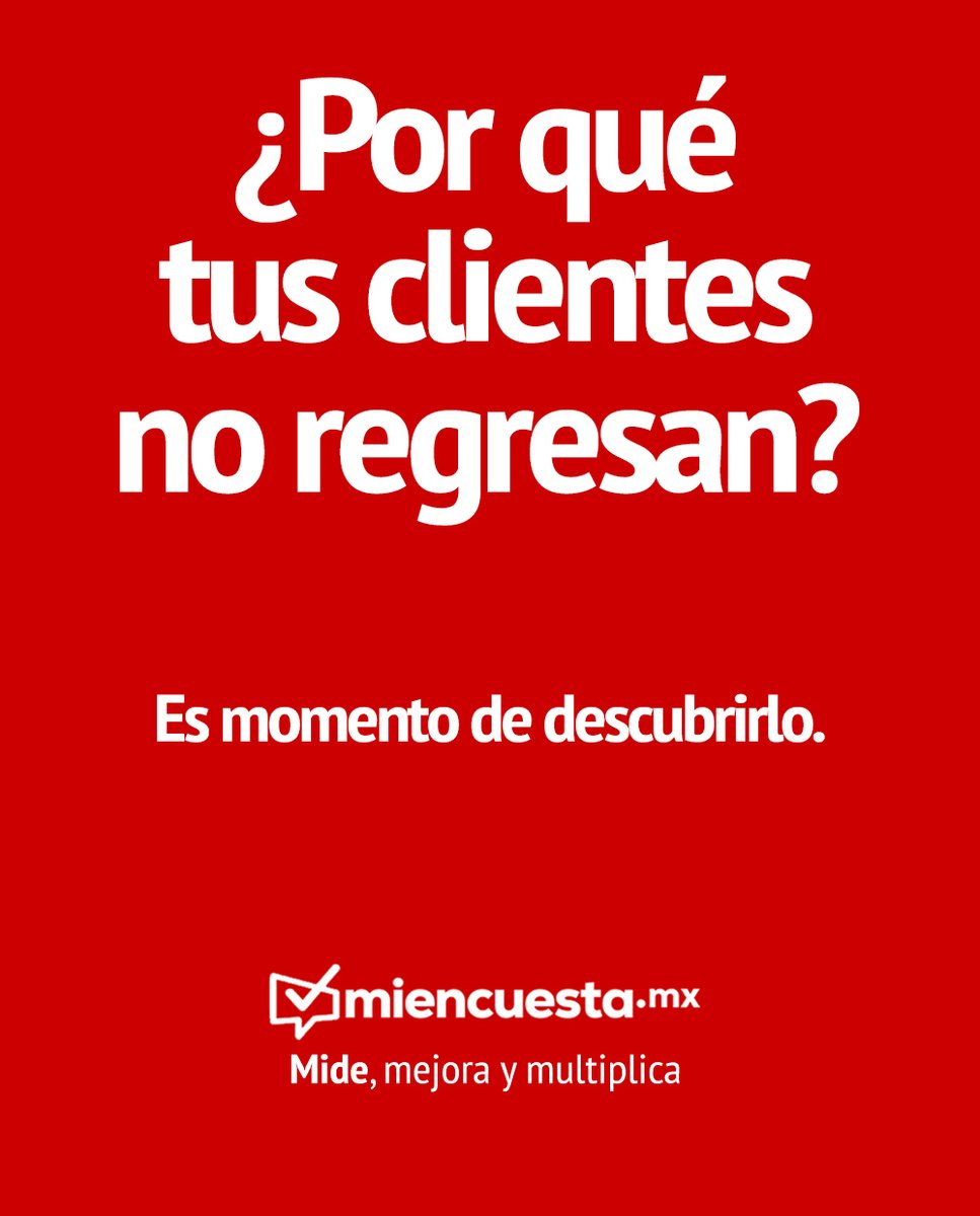 omardayan's tweet photo. No es intuición, son datos.
Escucha lo que tus clientes realmente piensan, identifica áreas de mejora y toma decisiones que impulsen tus ventas.
https://t.co/29gIoCJcZ1 https://t.co/w7CTm8pqQv