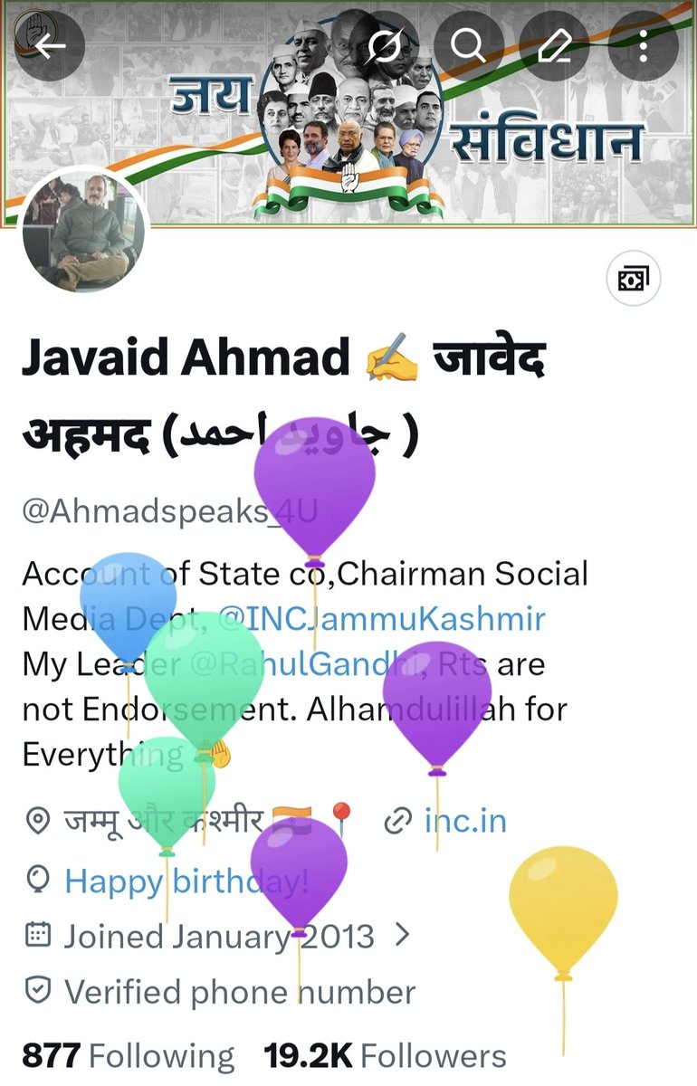 Ahmadspeaks_4U's tweet image. Today is my #Birthday 🙏❣️
#Wishes #BlessedAndGrateful