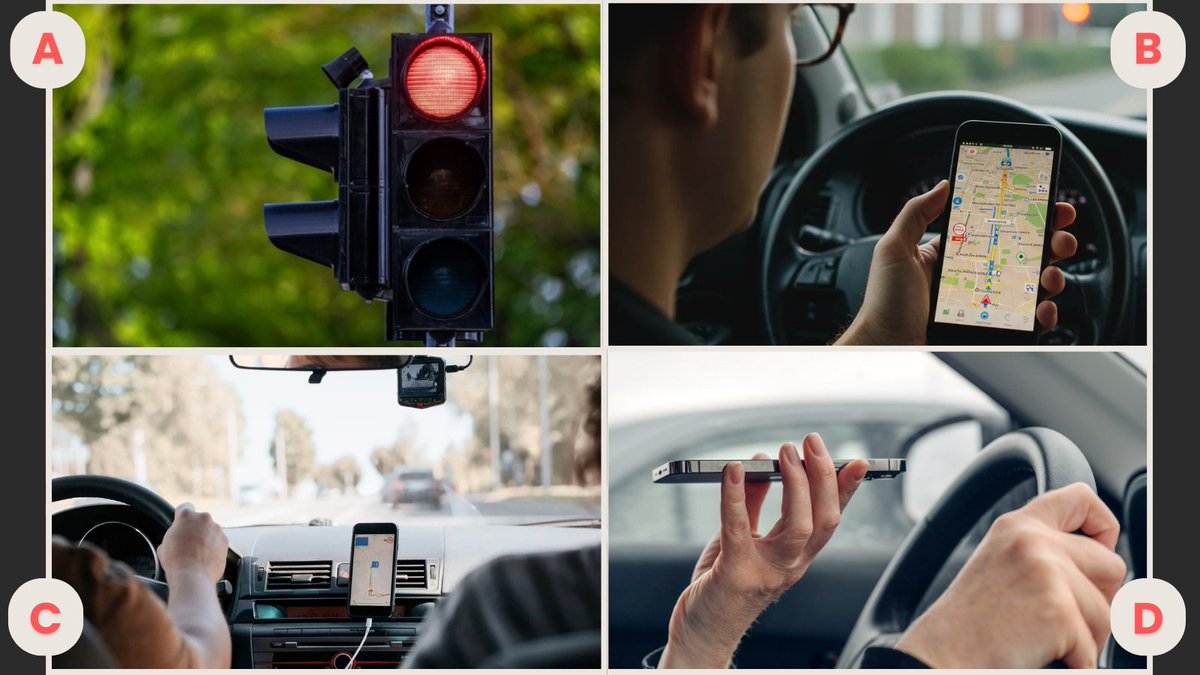 Under the new hands-free law, can a SC driver legally hold a phone while driving?
A. Yes, if you’re stopped at a red light
B. Yes, as long as it’s for navigation
C. No, drivers cannot hold a phone while operating a vehicle
D. Yes, if you are using your voice to send a brief text