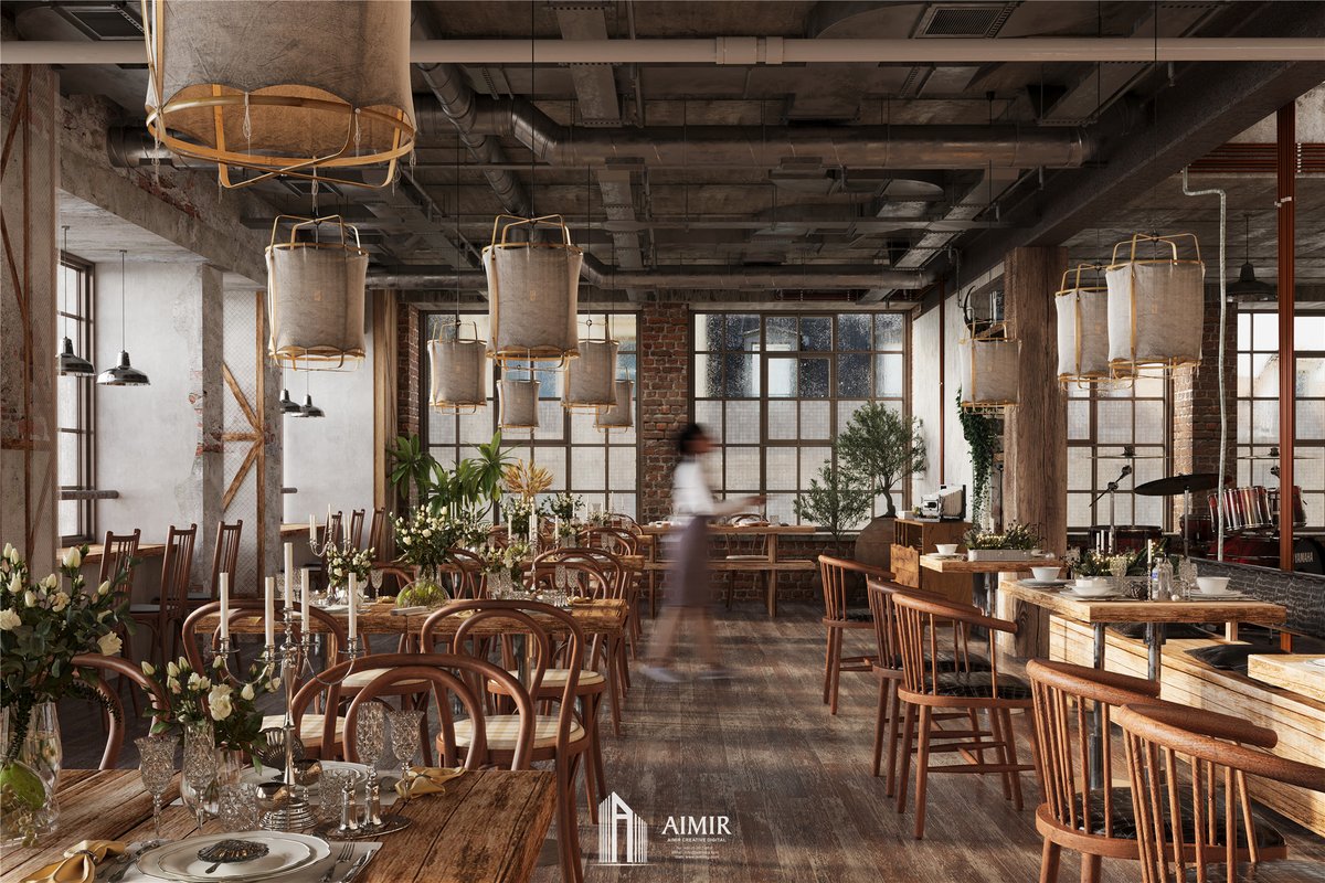 AimirCG's tweet photo. Interior renderings for a restaurant featuring unique wood design elements.
Image by @AimirCG 

#ArchitecturalVisualization #3DRendering #ArchViz https://t.co/eSClVO2J1J