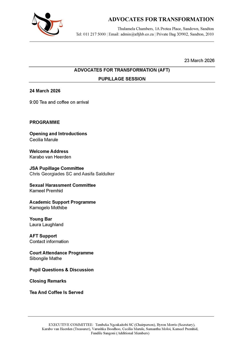 Johannesburg Society of Advocates tweet media