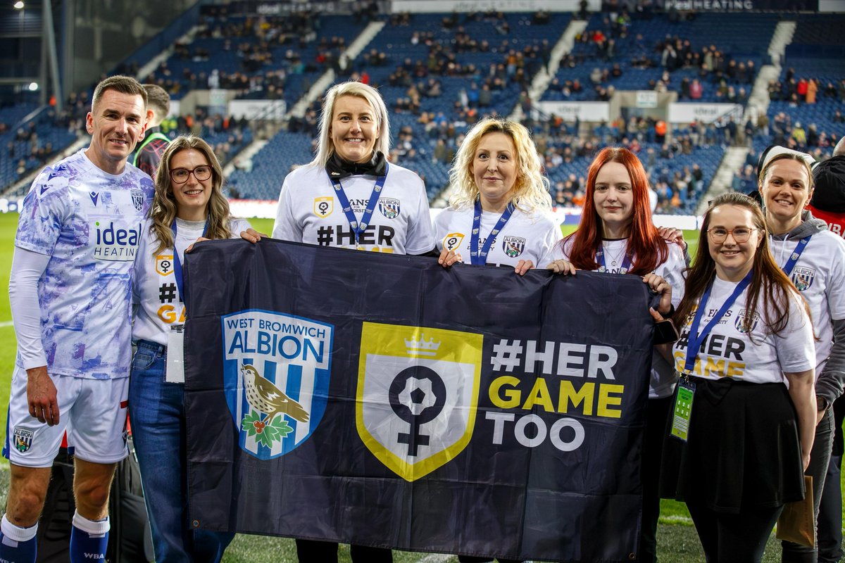 HerGameToo_WBA's tweet image. It's a wrap on our @HerGameToo dedicated fixtures! 🫶🏻

Thank you @WBA and @WBAWomen for allowing us to put the campaign in the spotlight. ✨

We've enjoyed engaging with fans and will continue to endeavour to make football a safe space for all. 💙💛

#WBA #HerGameToo #HGT