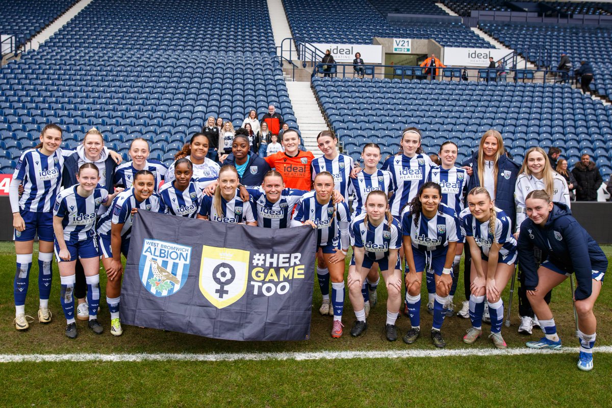 HerGameToo_WBA's tweet image. It's a wrap on our @HerGameToo dedicated fixtures! 🫶🏻

Thank you @WBA and @WBAWomen for allowing us to put the campaign in the spotlight. ✨

We've enjoyed engaging with fans and will continue to endeavour to make football a safe space for all. 💙💛

#WBA #HerGameToo #HGT
