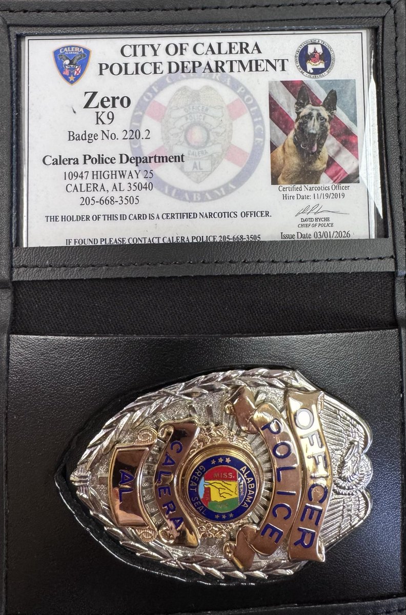 Calera Alabama Police Department tweet media