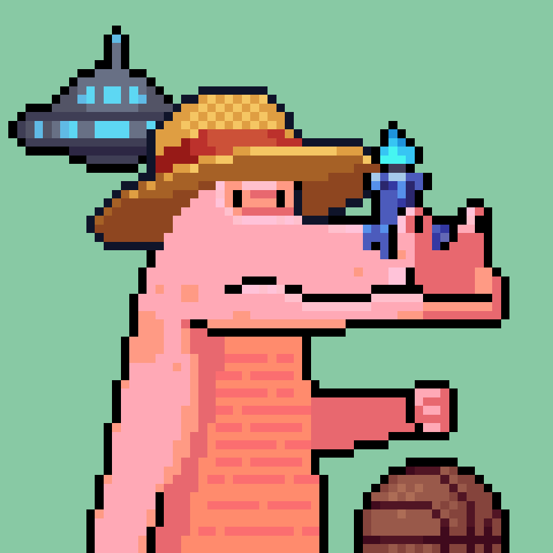 Toothy Greetings 🐊💚 tweet media