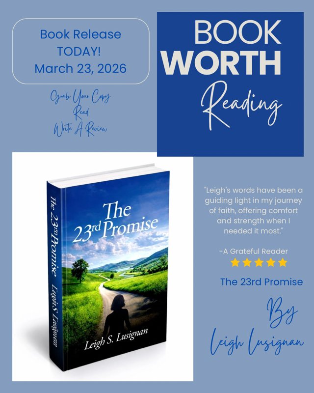 The23rdPromise's tweet photo. The 23rd Promise is officially released today. It is currently being processed across all platforms and will be available on Amazon and major retailers shortly. Thank you for your patience—this message was worth the wait. https://t.co/VkRbHB4eH4