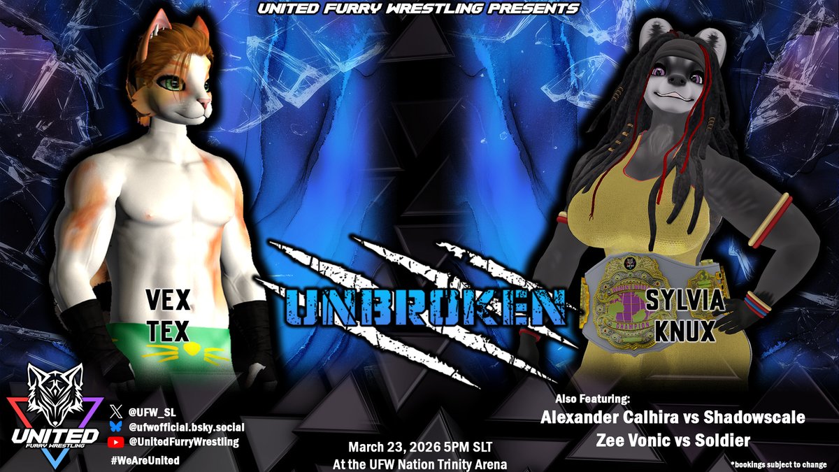 United Furry Wrestling tweet media