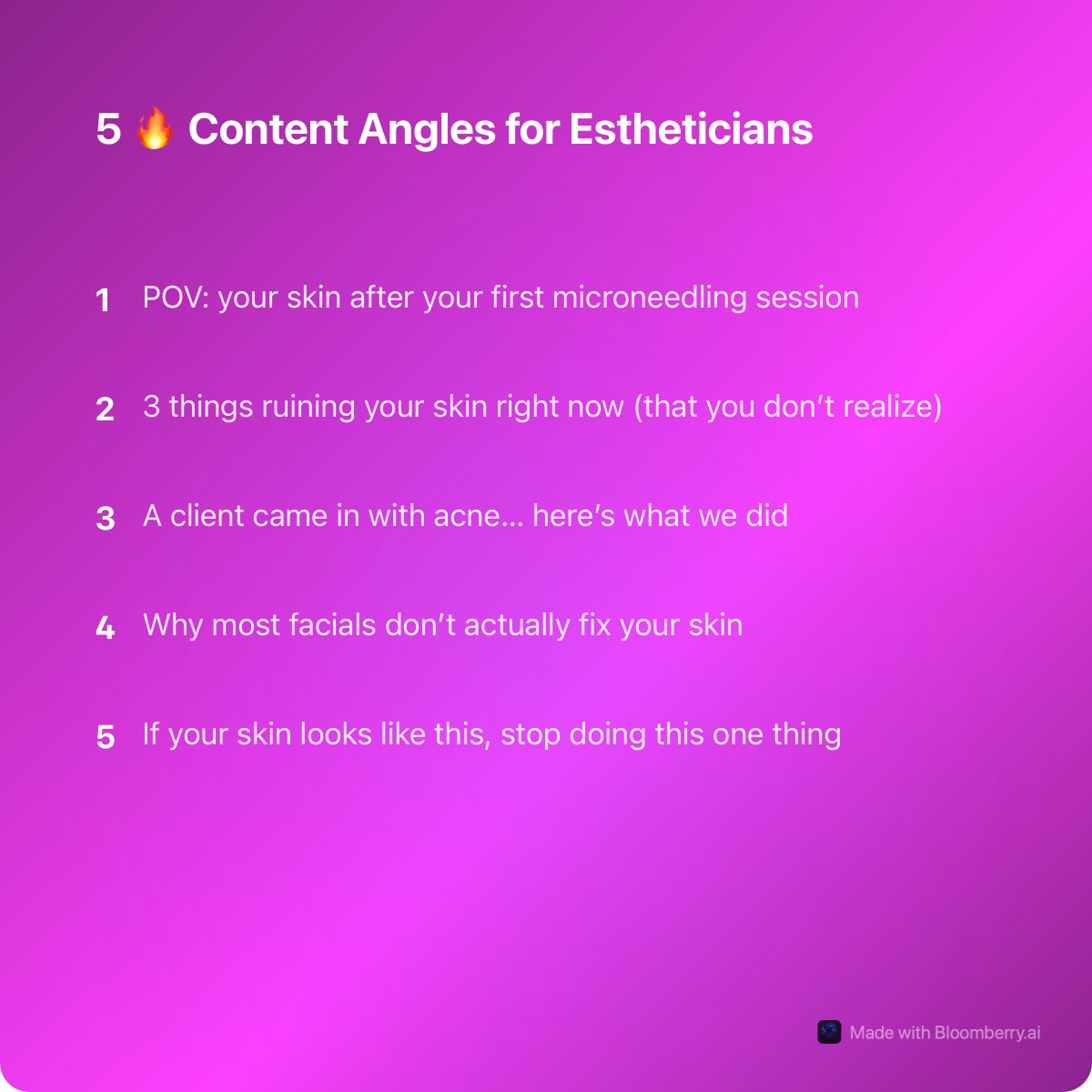 Bloomberry tweet media