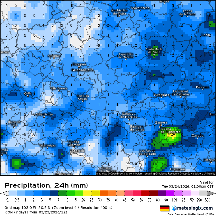 augustpeztutu's tweet photo. Buena tarde Guadalajara 🙋‍♂️
Potencial de lluvia sobre el área metropolitana al final de la tarde 🌧️
👉acompañada de actividad eléctrica 🌩️
👉rachas de hasta 40 km/h 🌬️ https://t.co/YSEyrfF0t6