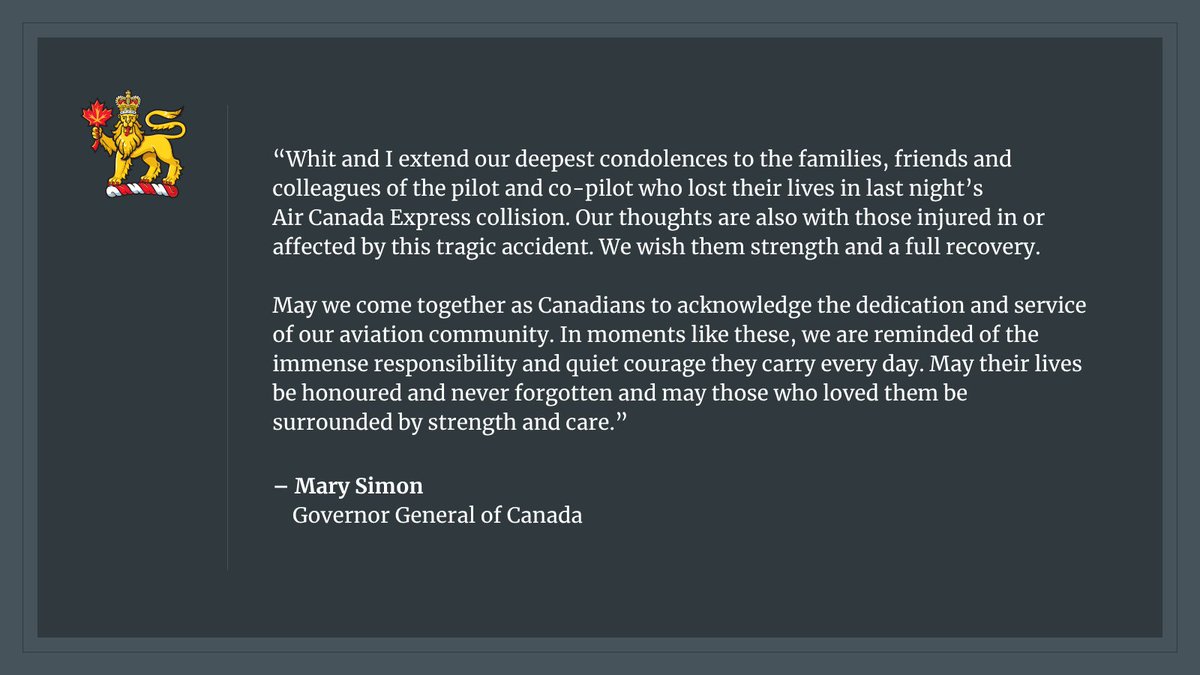 Governor General of Canada tweet media