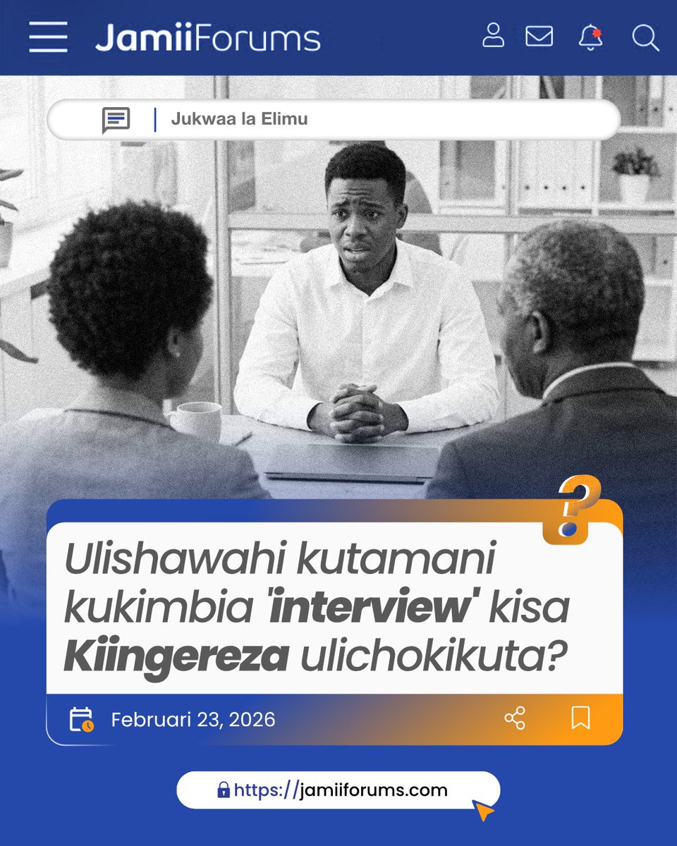 Jamii Forums tweet media