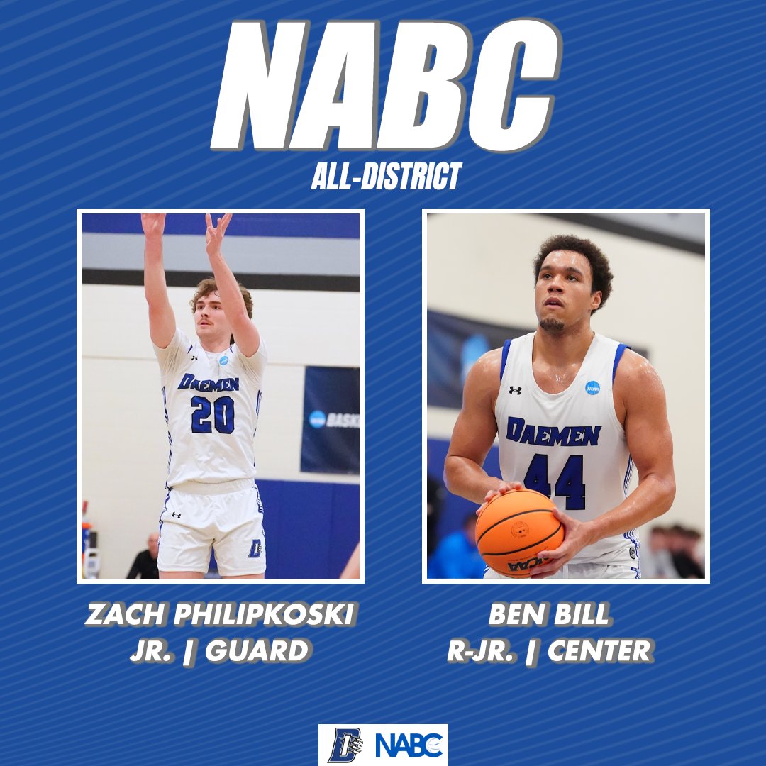 Our guys! <a href="/ZPhilipkoski/">Zach Philipkoski</a> <a href="/Benjamin_Bill04/">Benjamin Bill</a> 
📰: daemenwildcats.com/news/2026/3/23…