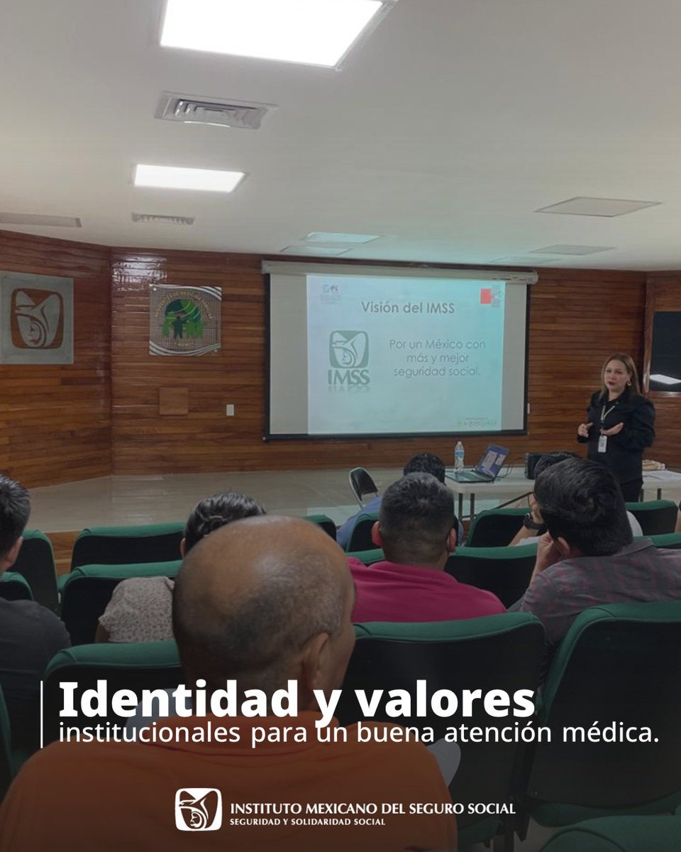 Capacitación institucional para nuevos médicos especialistas fortalece calidad de servicios en salud. 

#IMSSChiapas refuerza el servicio consolidando el ingreso de nuevos especialistas adquiriendo los conocimientos sobre el funcionamiento institucional para el desempeño laboral.
