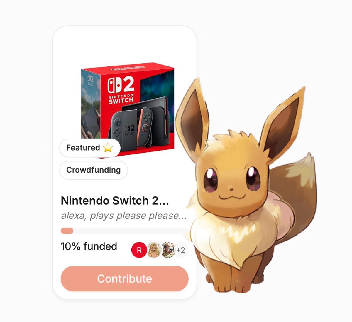 acnhyeli's tweet photo. listen to me guys… We just need 60–65 people to kindly donate only $5 each so I can reach 70–75%. I can pay the rest and get #Pokopia myself.

It would also help a lot if you share the tweet so my fairy godmother can find me. Pleaseee 🍀✨🍀✨🍀✨

꒰  https://t.co/XvQLEBdPCj ꒱ https://t.co/tzHsgyL4GP