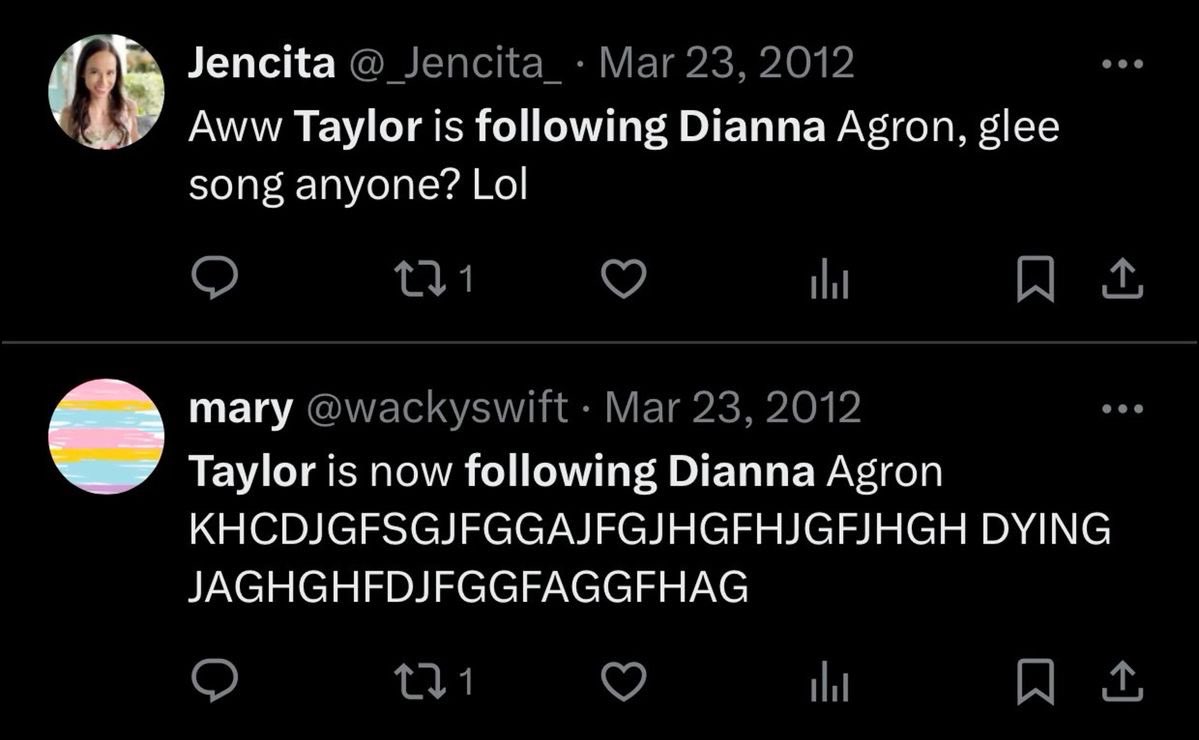 gaylor throwbacks tweet media