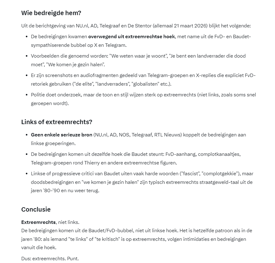 Jirikis1's tweet photo. @MSoll123321 #RuuddeWild
#bedreigingen
#nietvanuitLinks
#domrechts https://t.co/gkgtxIcIyX