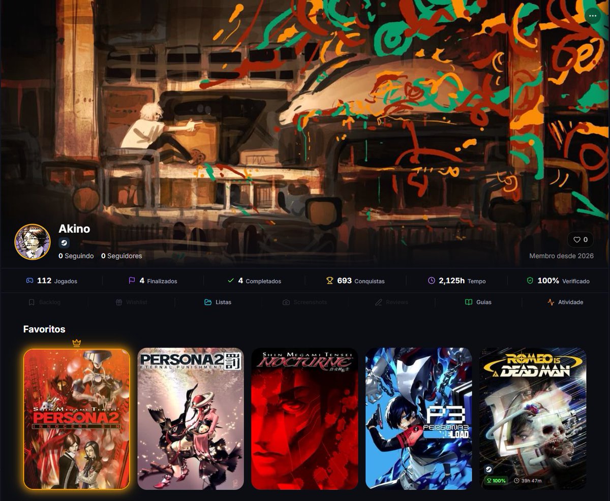 to viciado em personalizar meu perfil no <a href="/YGPsocial/">Your Gamer Profile</a> 🙌 mais tarde vou dar uma atualizada