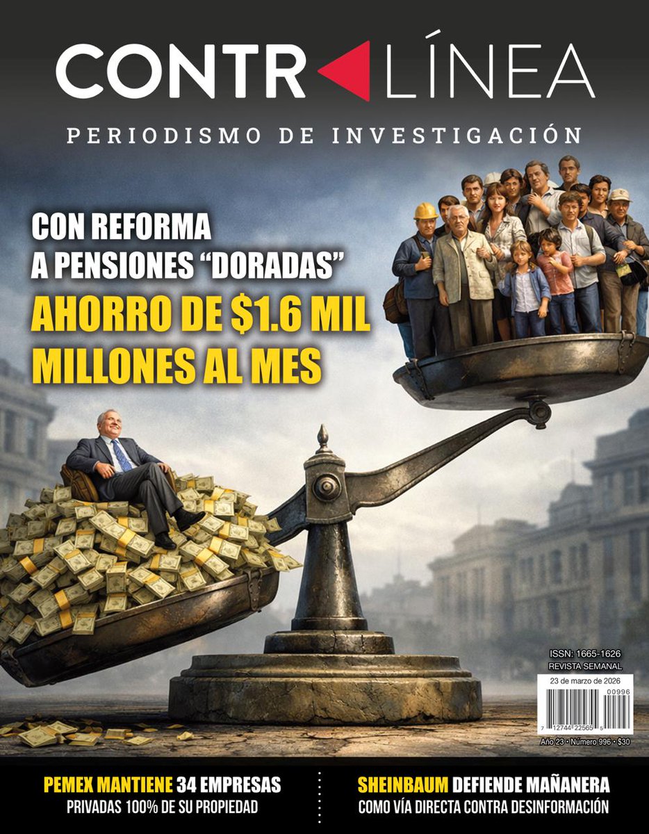 Contralínea tweet media