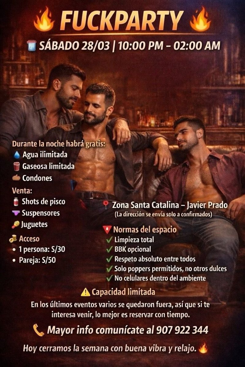 LIMA GAY - ORGIAS, SAUNAS, FIESTAS, SEXTWIT-TEROS tweet media