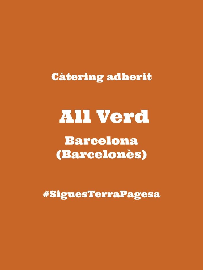 Terra Pagesa tweet media