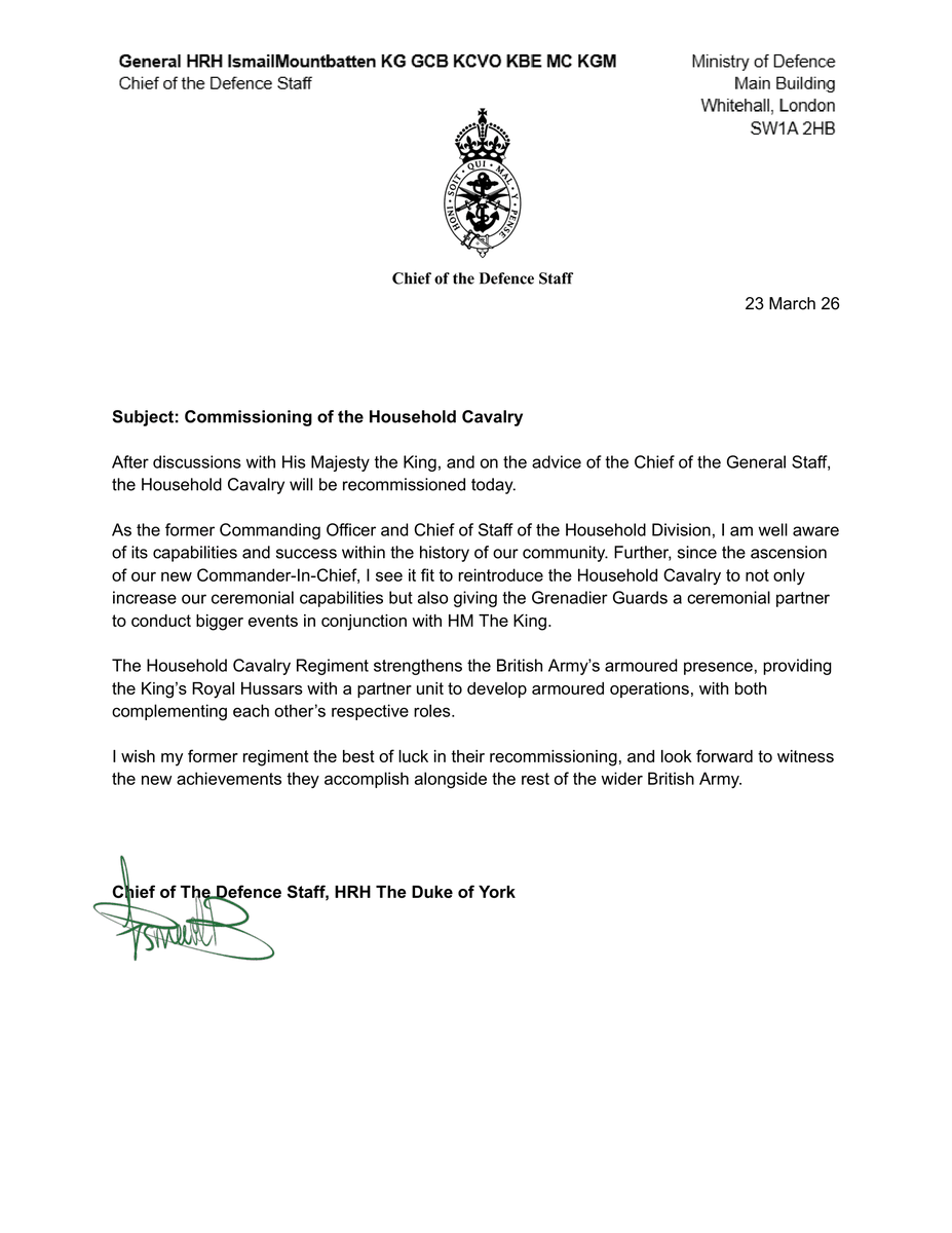 British Armed Forces Commentry tweet media