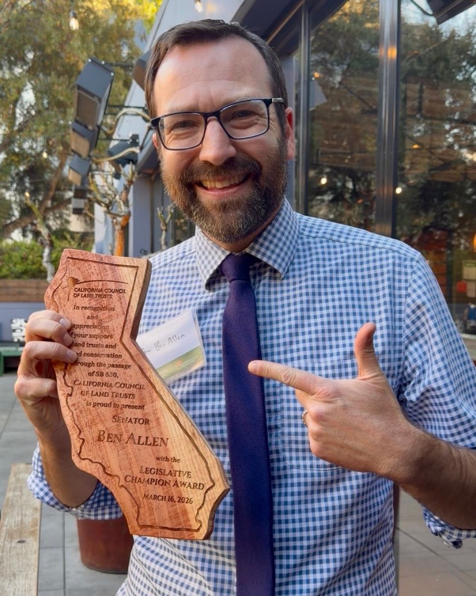Senator Ben Allen tweet media