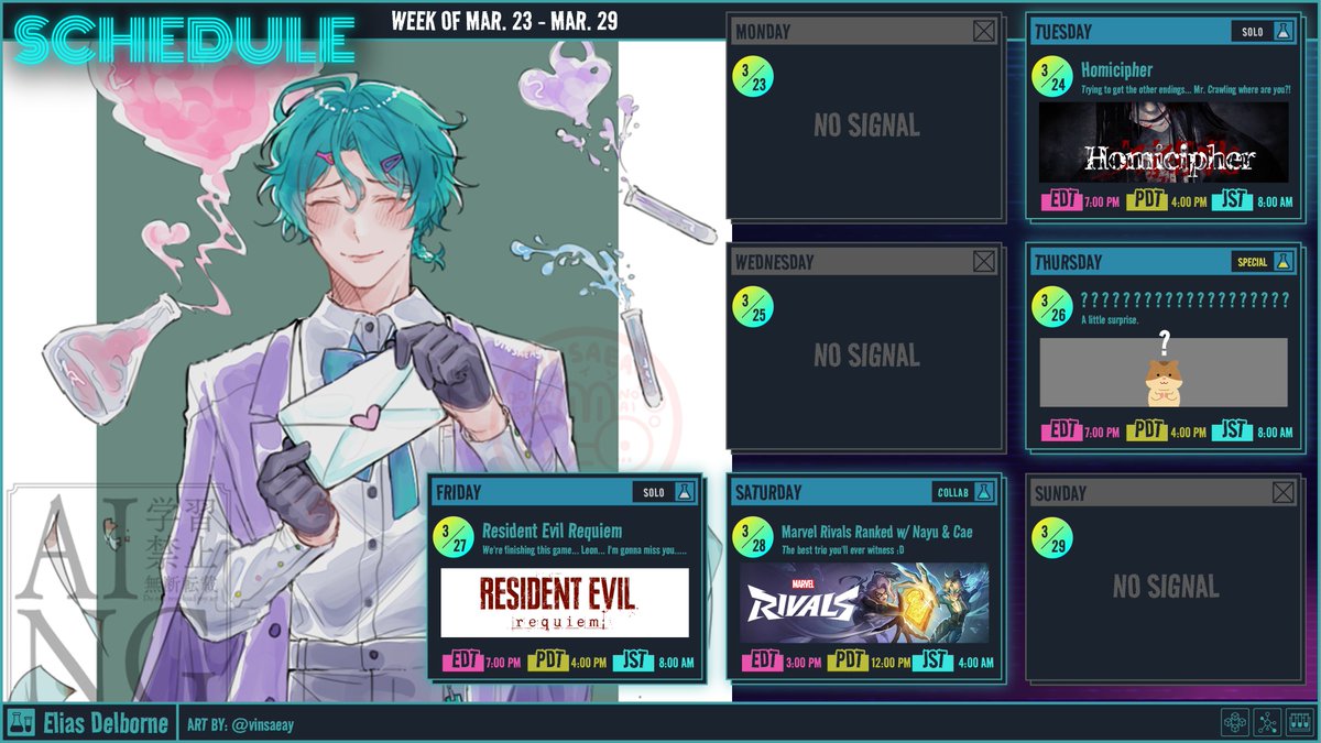 Elias Delborne 🧪🌪️ FIRST STAGE PRODUCTION EN tweet media