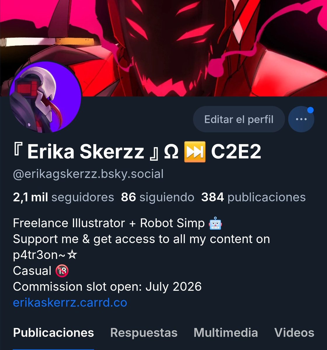 『 Erika Skerzz 』 Ω 🔜 C2E2 tweet media