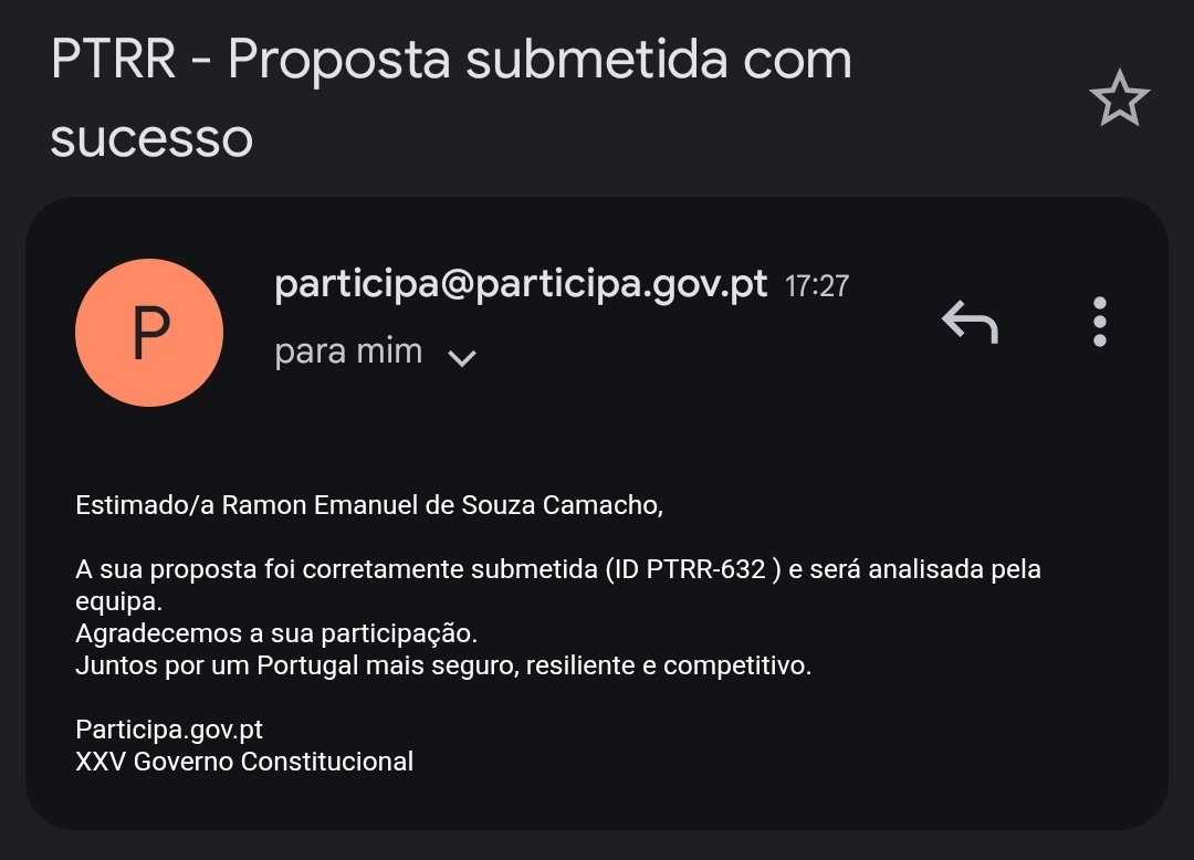 SophRayTech's tweet photo. @mpresidencia_pt A participação cidadã é essencial — mas a inovação só gera impacto quando chega ao terreno.

Submeti uma proposta focada em soluções energéticas resilientes e escaláveis.

Neste contexto, será fundamental perceber como estas iniciativas se traduzem em implementação real. 🇵🇹⚡️ https://t.co/Q80AChDUPj