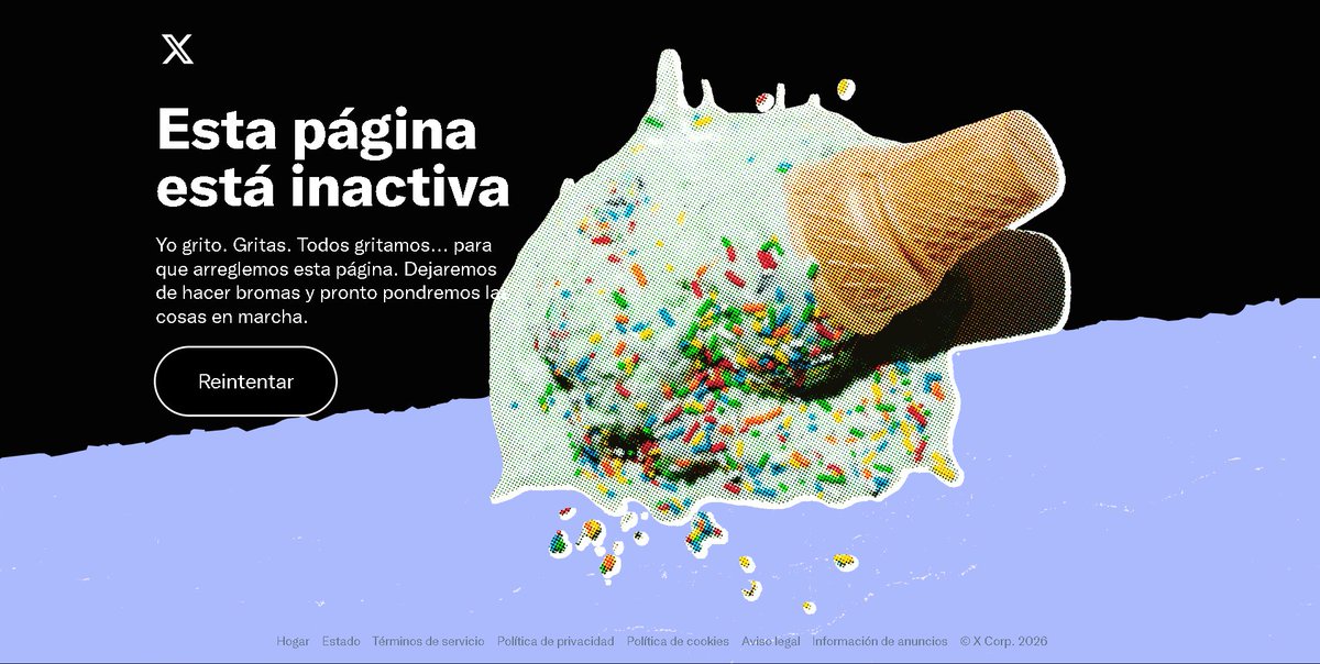 GenyAcero's tweet image. Just what I needed, Twitter crashed