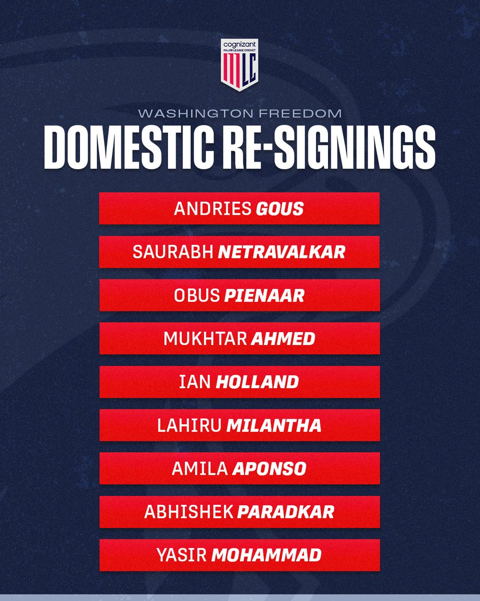 Cognizant Major League Cricket tweet media