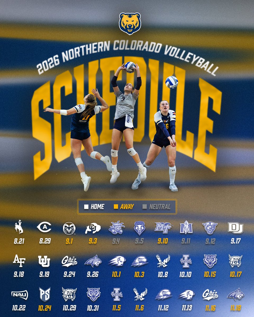 UNC Bears Volleyball tweet media