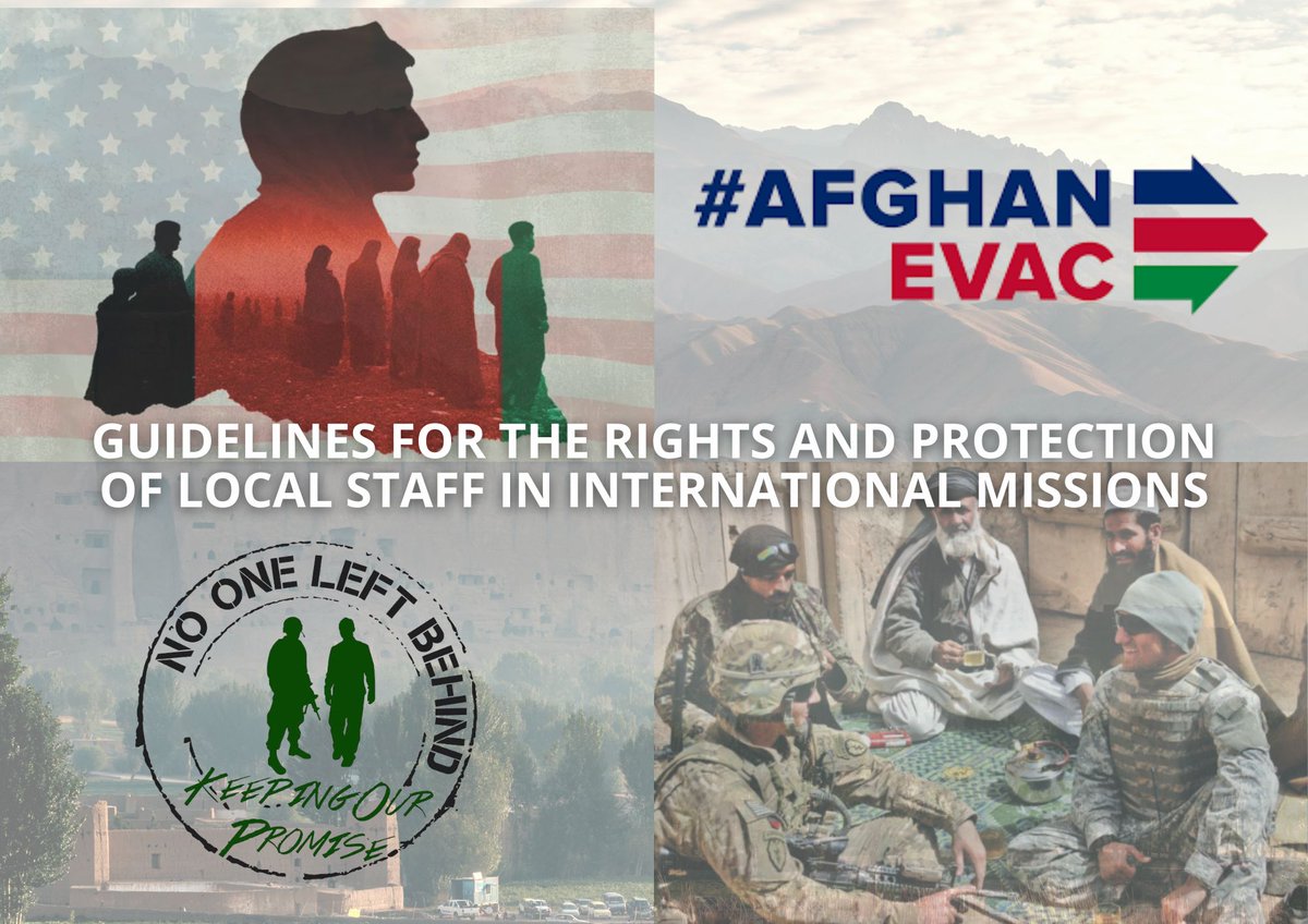 🌍 K mezinárodním výzvě na ochranu práv lokálních zaměstnanců ambasád a armád #NATO se přidávají další klíčové organizace ✒️"Guidelines for the Rights and Protection of Local Staff in International Missions" nově podepsaly:

🇺🇸 <a href="/n1leftbehind/">No One Left Behind</a> = organizace založená americkými