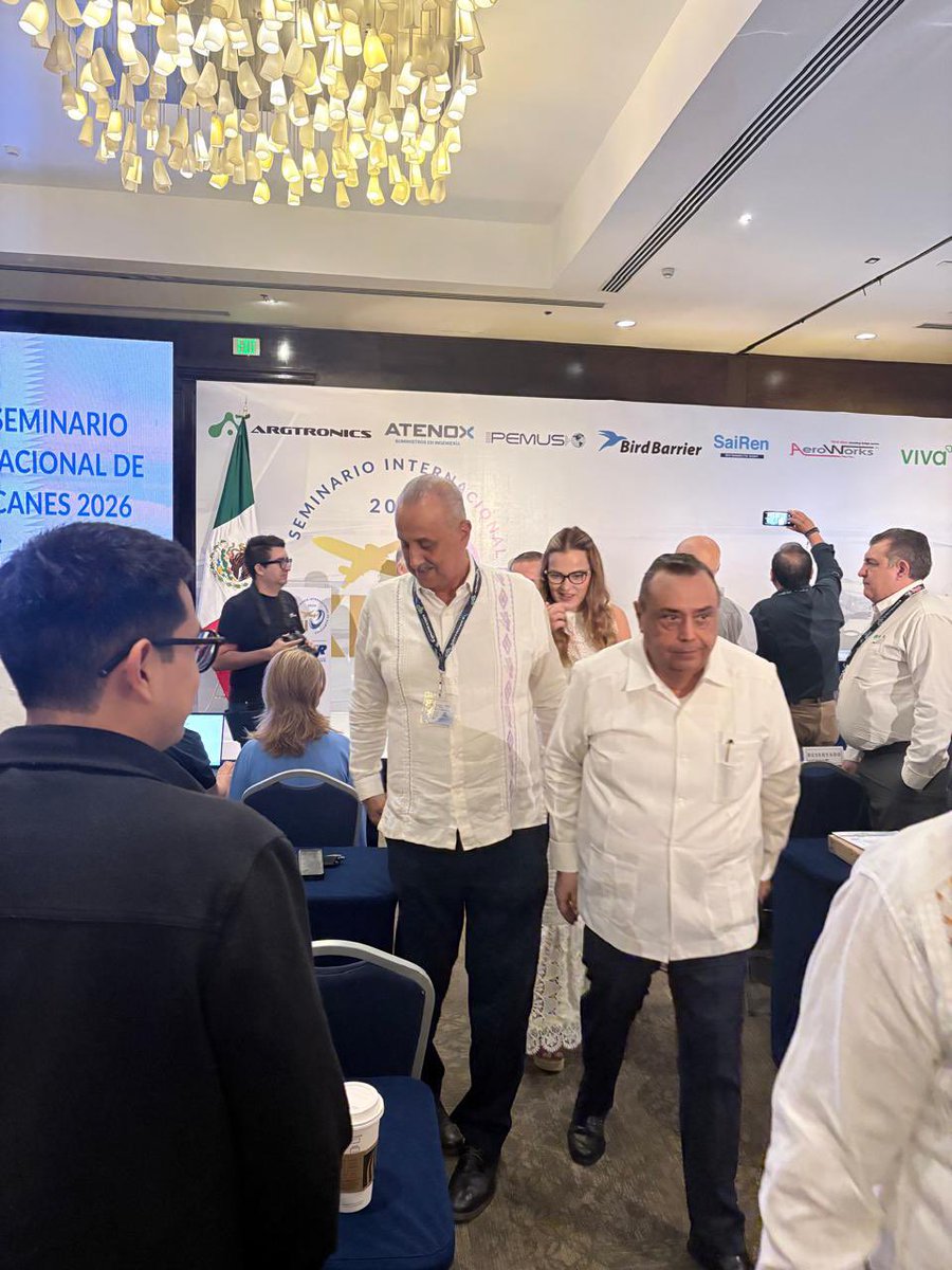 cmmerino's tweet photo. Seminario Internacional de Huracanes 2026, en Mérida, Yucatán, en representación de @ASAMexico_mx.
Fortalecemos capacidades para la prevención y atención de riesgos, priorizando la seguridad aeroportuaria y la protección de las personas. https://t.co/fYfnmLzh4O