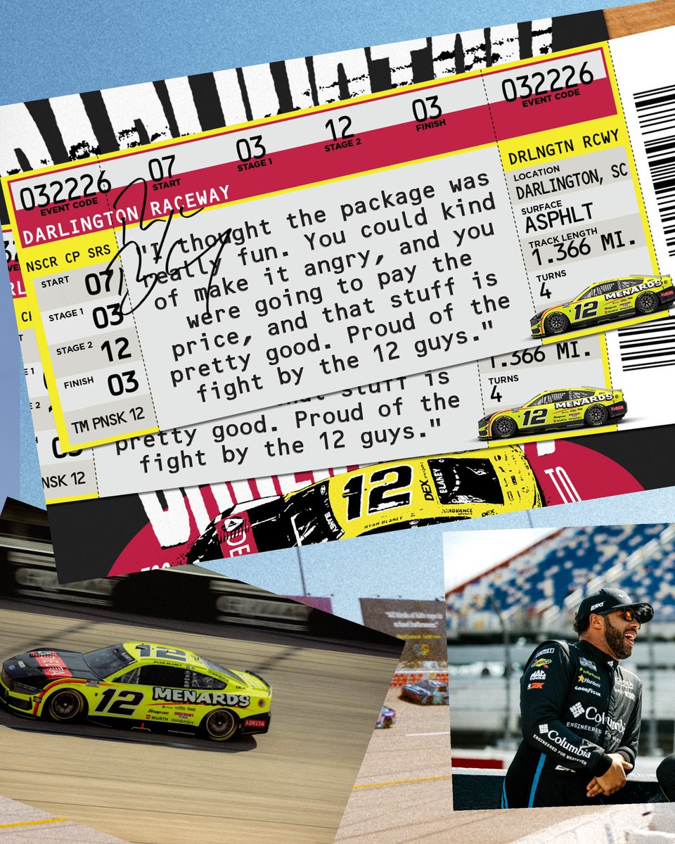 Ryan Blaney tweet media